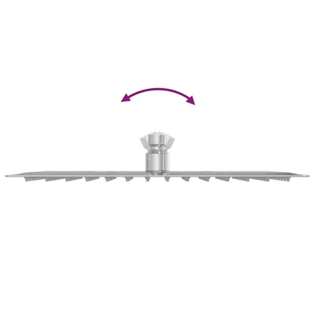 Testa Doccia a Pioggia Acciaio Inox 304 30x20 cm Rettangolare 4103932