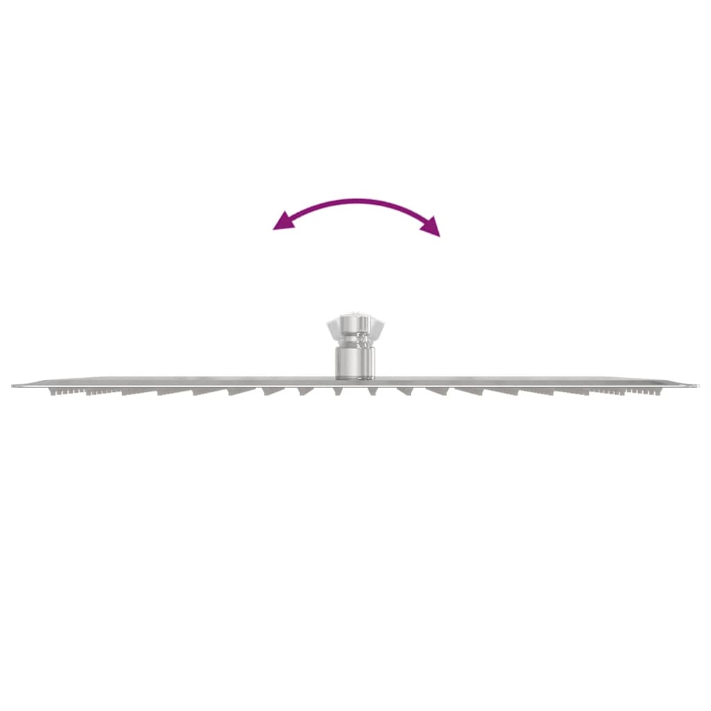 Testa Doccia a Pioggia Acciaio Inox 304 40x30 cm Rettangolare 4103933