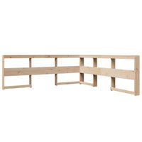 vidaXL Letto Libreria senza Materasso 200x200 cm in Legno di Pino