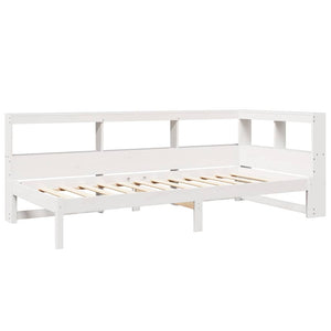 vidaXL Letto Libreria senza Materasso Bianca 90x200 cm Legno di Pino