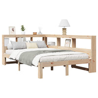 Letto Libreria senza Materasso 120x190cm Legno Massello di Pino 3324400