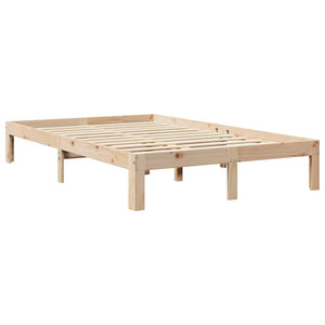 Letto Libreria senza Materasso 120x190cm Legno Massello di Pino 3324400