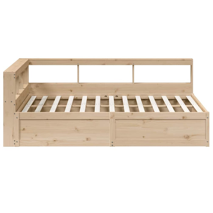 vidaXL Letto Libreria senza Materasso 140x200 cm in Legno di Pino