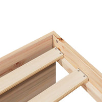 Dormeuse con Materasso 90x190 cm in Legno Massello di Pino 3324601