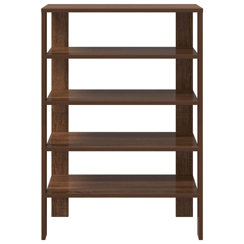 Scarpiera Rovere Marrone 61x32x87,5 cm in Truciolato 859857
