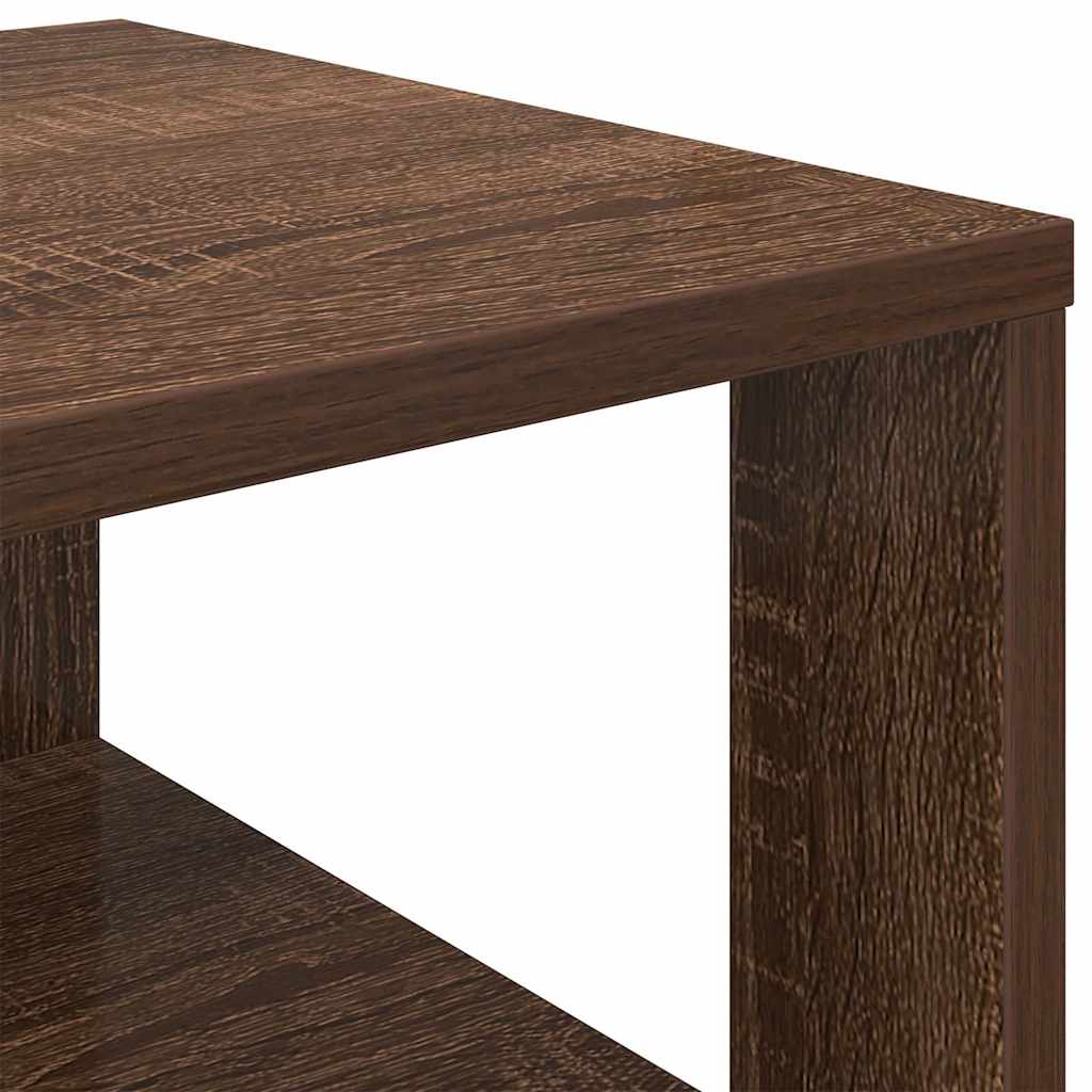 Scarpiera Rovere Marrone 61x32x87,5 cm in Truciolato 859857