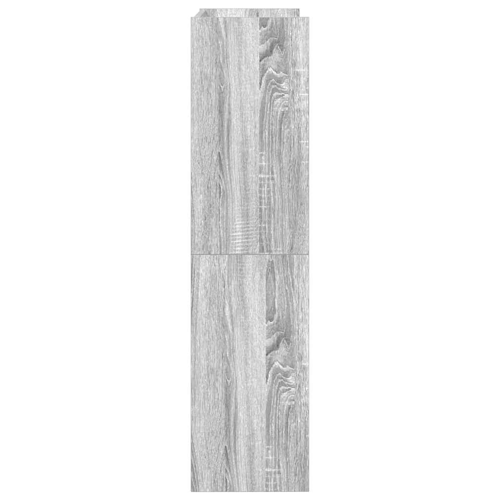 vidaXL Scarpiera Grigio Sonoma 60x25x100 cm in Truciolato