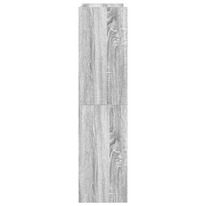 vidaXL Scarpiera Grigio Sonoma 60x25x100 cm in Truciolato