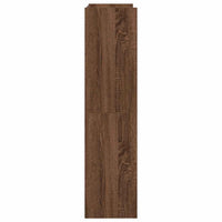 Scarpiera Rovere Marrone 60x25x100 cm in Legno Multistrato 859875