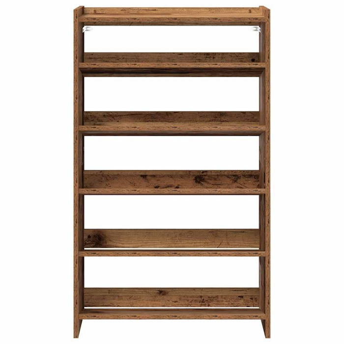 Scarpiera Legno Antico 60x25x100 cm in Truciolato 859876