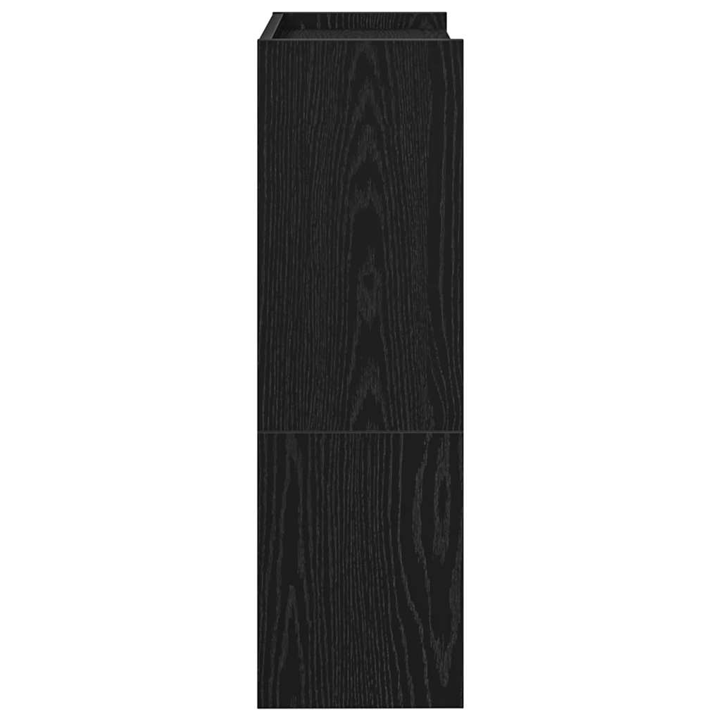 Scarpiera Nera 60x25x81 cm in Legno Multistrato 859879