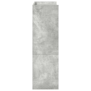 Scarpiera Grigio Cemento 60x25x81 cm in Legno Multistrato 859881