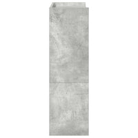 vidaXL Scarpiera Grigio Cemento 60x25x81 cm in Legno Multistrato