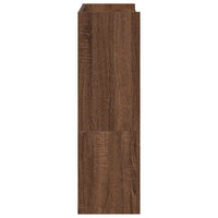 Scarpiera Rovere Marrone 60x25x81 cm in Legno Multistrato 859884