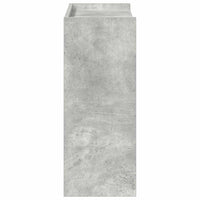 Scarpiera Grigio Cemento 60x25x62 cm in Legno Multistrato 859890