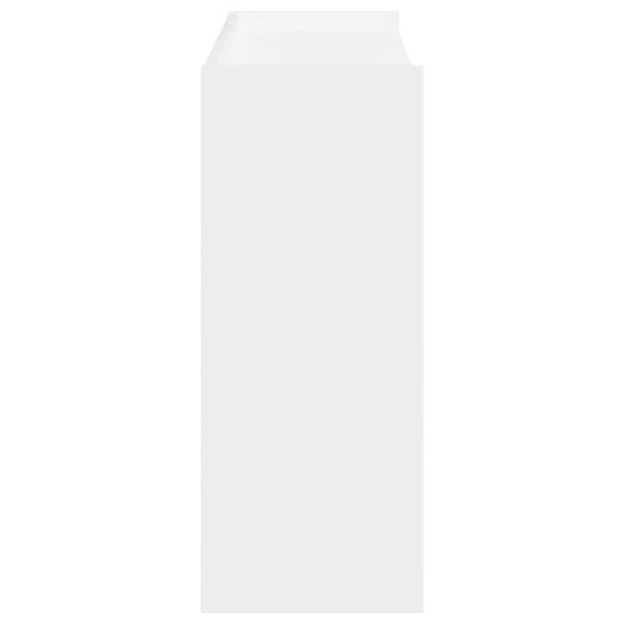 Scarpiera Bianca 80x25x81 cm in Legno Multistrato 859905