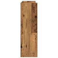 Scarpiera Legno Antico 80x25x81 cm in Legno Multistrato 859912
