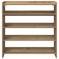 Scarpiera Rovere Artigianale 80x25x81 cm in Legno Multistrato 859913