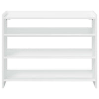 Scarpiera Bianca 80x25x62 cm in Legno Multistrato 859914