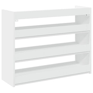 Scarpiera Bianca 80x25x62 cm in Legno Multistrato 859914