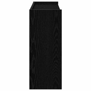 Scarpiera Nera 80x25x62 cm in Legno Multistrato