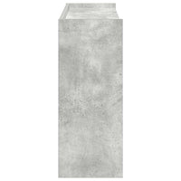 Scarpiera Grigio Cemento 80x25x62 cm in Legno Multistrato