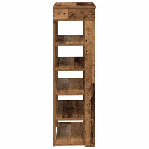 Scarpiera Legno Antico 60x30x98 cm in Legno Multistrato 859930