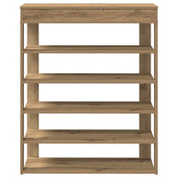 Scarpiera Rovere Artigianale 80x30x98 cm in Legno Multistrato