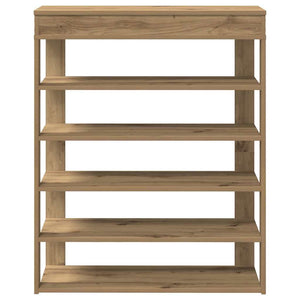 Scarpiera Rovere Artigianale 80x30x98 cm in Legno Multistrato