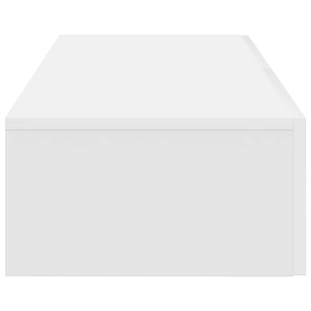 Scaffale a Parete con Cassetti Bianco 60x26,5x15 cm Truciolato