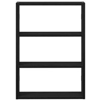 Scaffale a Parete Nero 43x9x60 cm in Legno Multistrato 860050