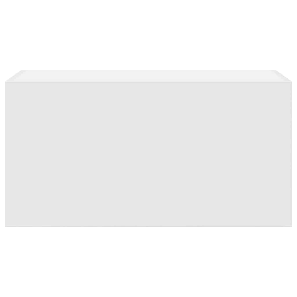 Mobile da Bagno a Parete Bianco 60x25x30cm in Legno Multistrato