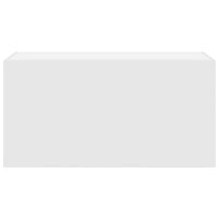 Mobile da Bagno a Parete Bianco 60x25x30cm in Legno Multistrato