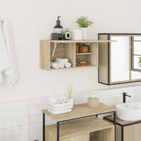 vidaXL Mobile da Bagno Rovere Sonoma 60x25x30 cm in Legno Multistrato
