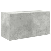 vidaXL Armadietto da Bagno Grigio Cemento 60x25x30 cm in Truciolato
