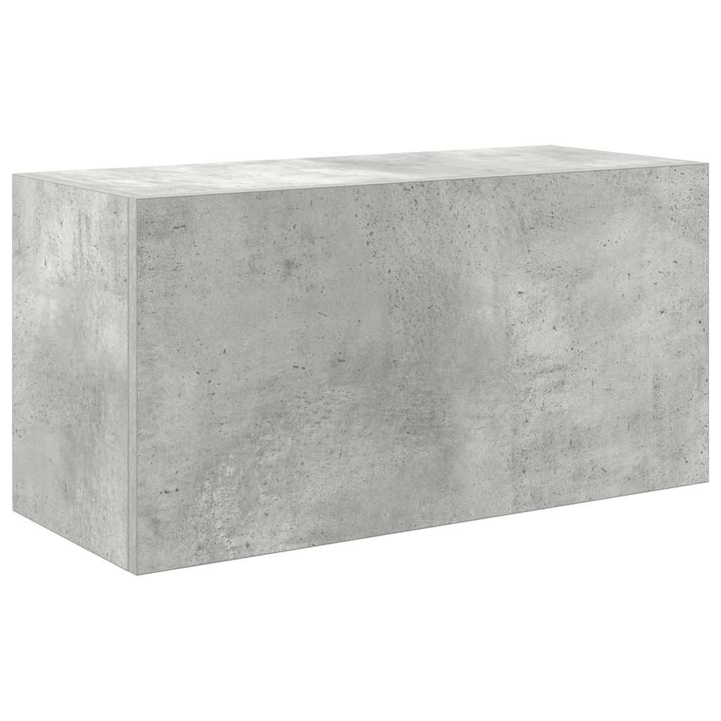 Armadietto da Bagno Grigio Cemento 60x25x30 cm in Truciolato 860061