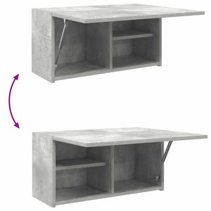 vidaXL Armadietto da Bagno Grigio Cemento 60x25x30 cm in Truciolato