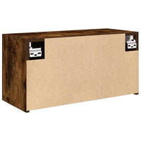 vidaXL Armadietto Bagno Rovere Fumo 60x25x30 cm in Legno Multistrato