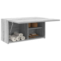 Armadietto Bagno Grigio Sonoma 60x25x30 cm in Legno Multistrato 860063