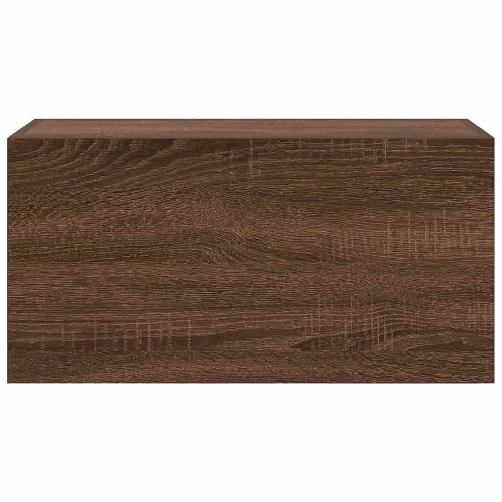 Armadietto Bagno Rovere Marrone 60x25x30cm in Legno Multistrato 860064
