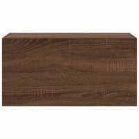 Armadietto Bagno Rovere Marrone 60x25x30cm in Legno Multistrato