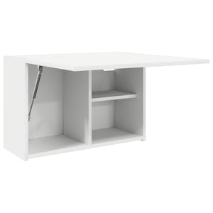 Mobile da Bagno a Parete Bianco 60x25x40cm in Legno Multistrato 860067