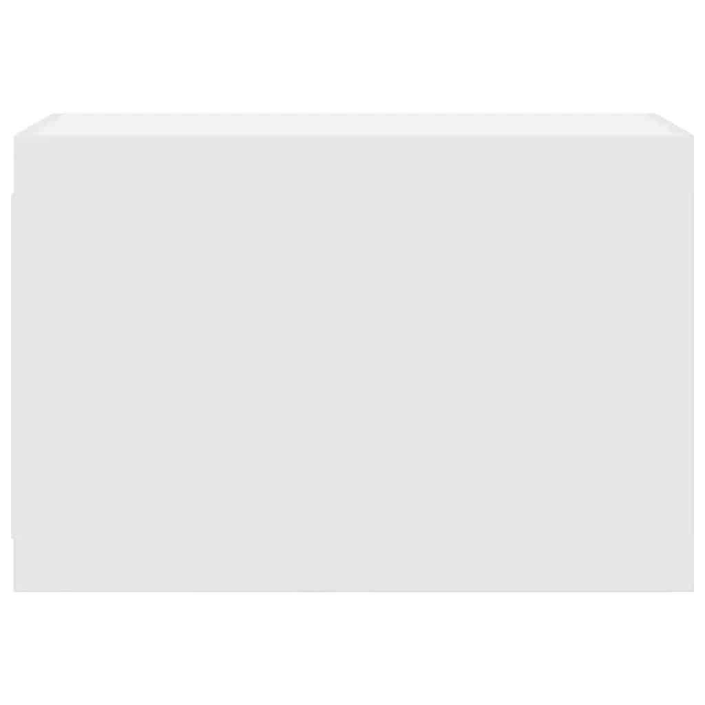 Mobile da Bagno a Parete Bianco 60x25x40cm in Legno Multistrato 860067