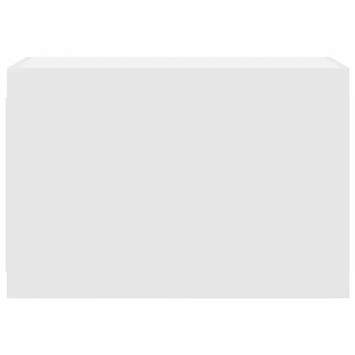 Mobile da Bagno a Parete Bianco 60x25x40cm in Legno Multistrato 860067