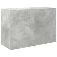 Armadietto da Bagno Grigio Cemento 60x25x40 cm in Truciolato 860070