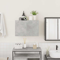 Armadietto da Bagno Grigio Cemento 60x25x40 cm in Truciolato 860070
