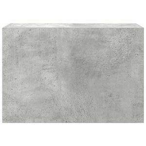 Armadietto da Bagno Grigio Cemento 60x25x40 cm in Truciolato