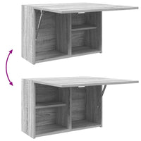 Mobile da Bagno Grigio Sonoma 60x25x40 cm in Legno Multistrato 860072