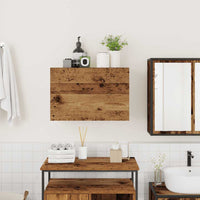 vidaXL Mobile da Bagno Legno Antico 60x25x40 cm in Legno Multistrato