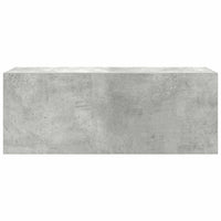 Armadietto da Bagno Grigio Cemento 80x25x30 cm in Truciolato 860079